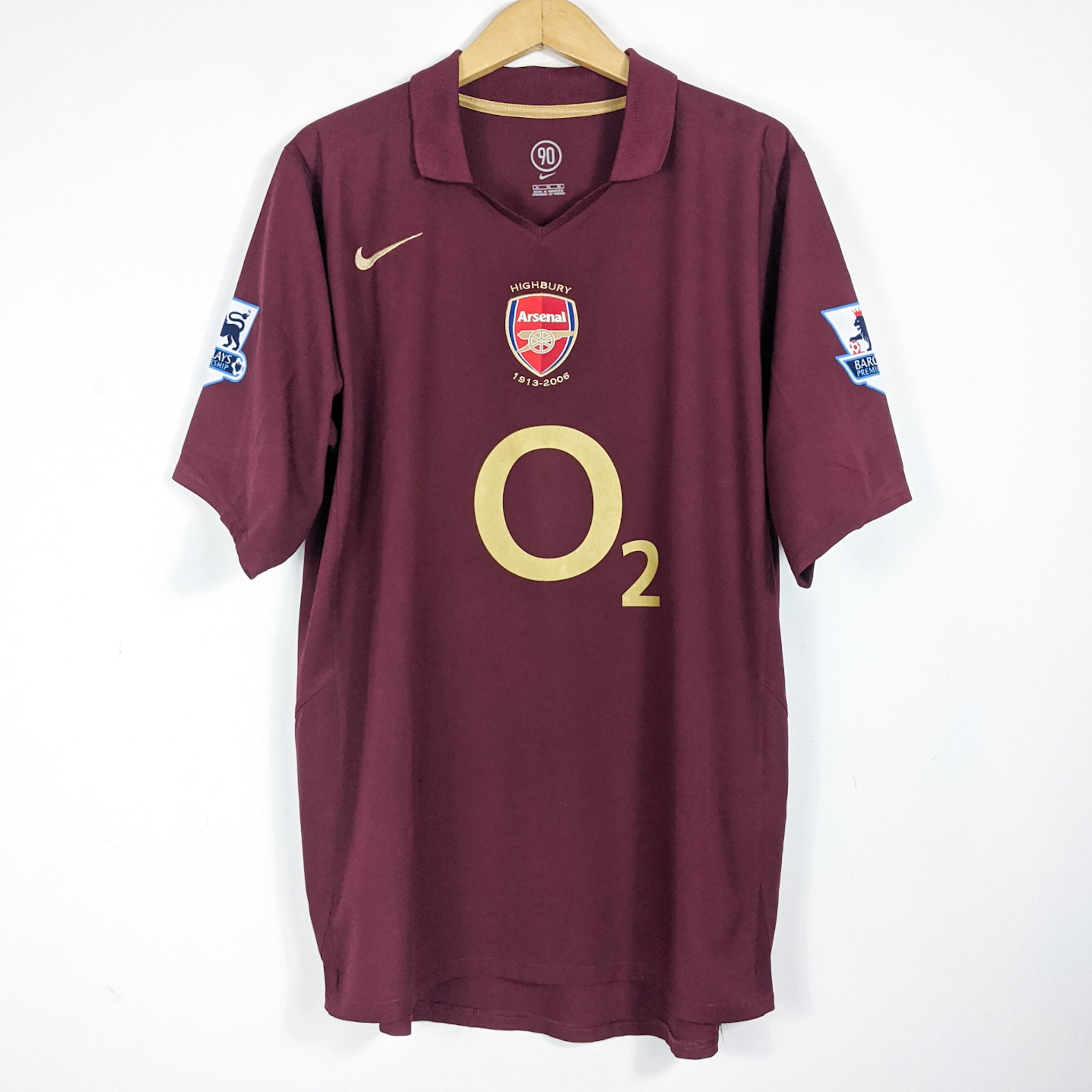 Arsenal Home 05/06 XL (Thierry Henry #14) – Retrograde Kits